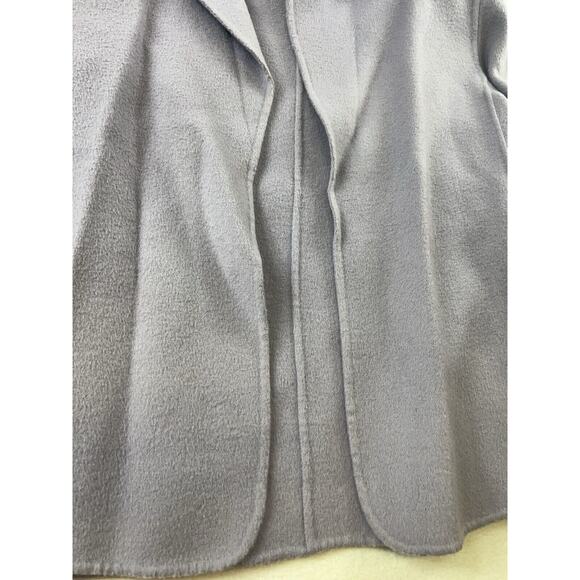 Women Cardigan Sweater/Blazer Purple 100% Wool M Open Y2k MARCONI - Picture 6 of 8